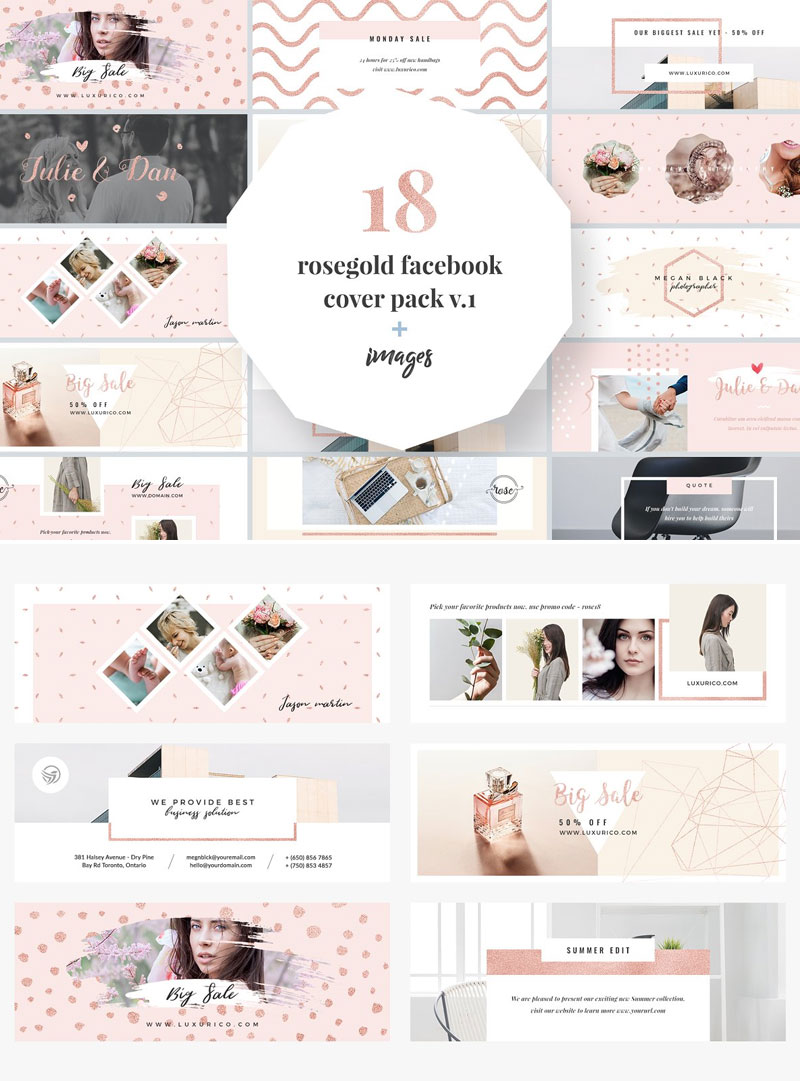 Rosegold-Facebook-Cover-Pack