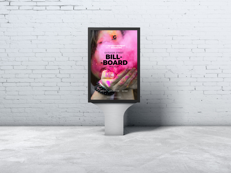 Free-Outdoor-Street-Advertising-Billboard-Mockup