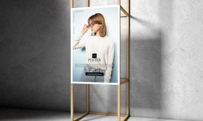 Free-Advertising-Wooden-Frame-Poster-Mockup-Design-300