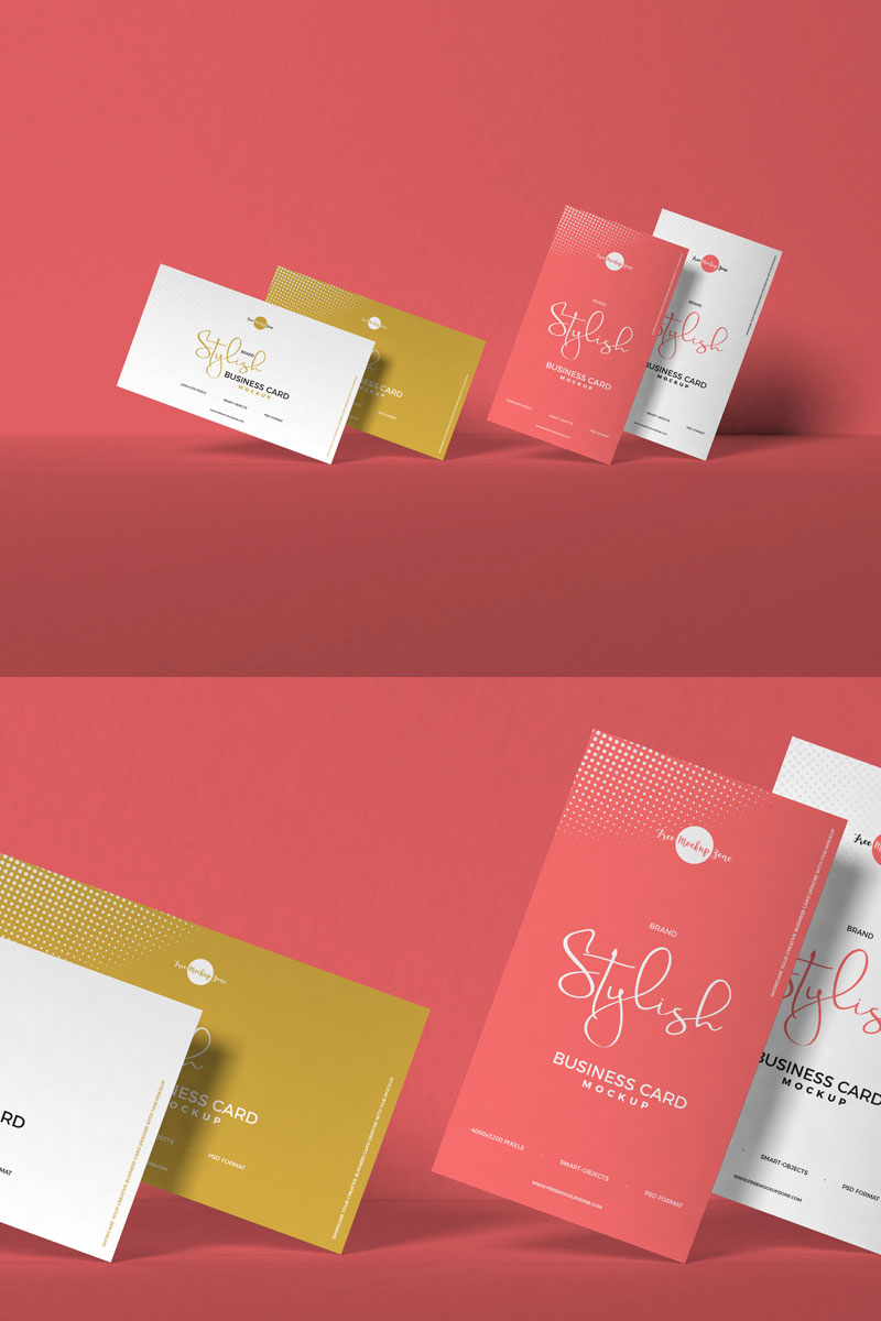 Free-PSD-Stylish-Business-Card-Mockup