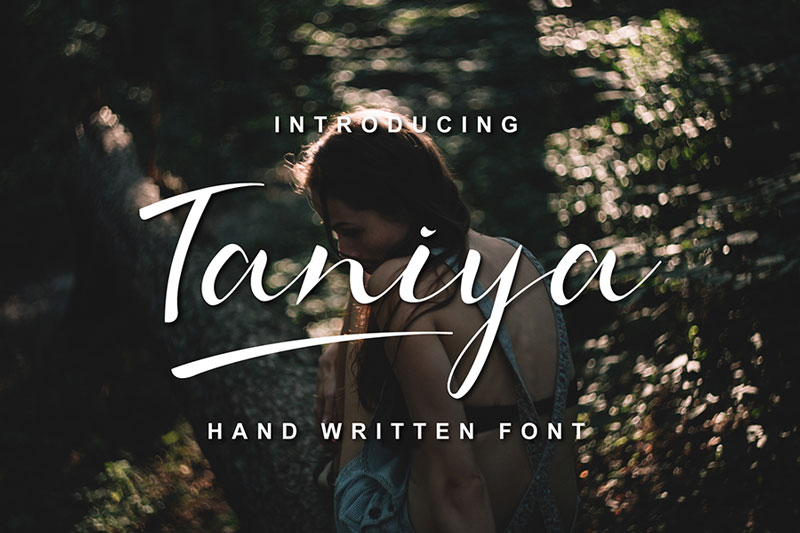 Free-Taniya-Handwritten-Font-Demo-1