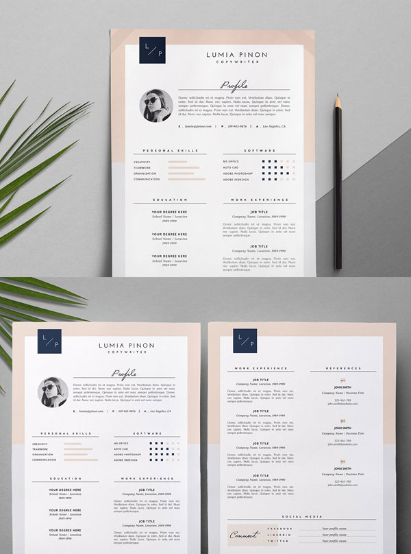 Lumia-CV-Resume-Template-For-Copywriter