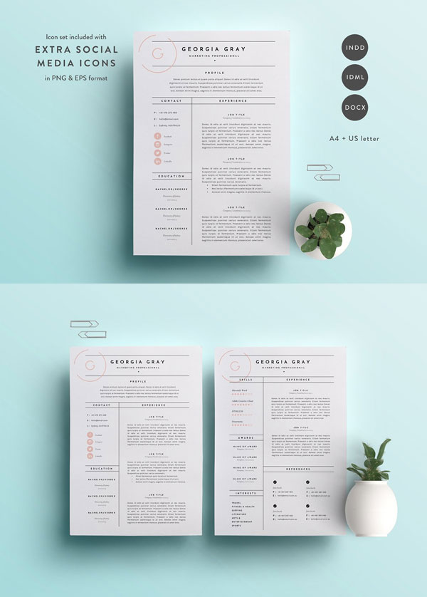 Marketing-Resume-Template