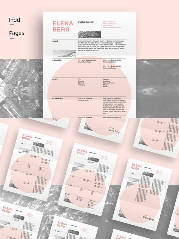 Mountain-Swiss-Resume-Template-For-Graphic-Designer