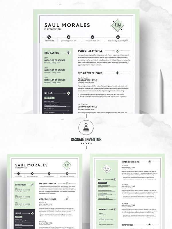 Resume-Template-For-Photographer