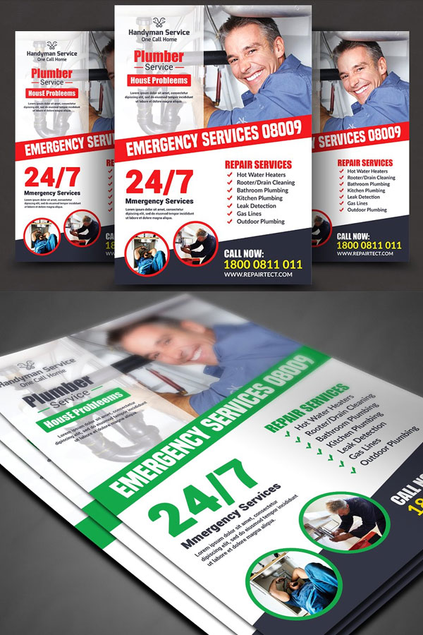 Modern-Flyer-Template-For-Plumber-Service