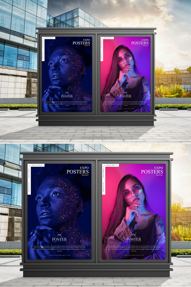 Free-Outdoor-Expo-Posters-Mockup-PSD