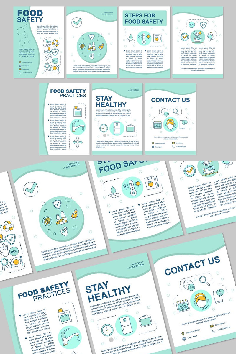 Brochure-Template-For-Food-Safety-Hygiene