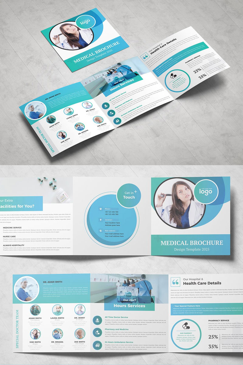 Square-Brochure-Design-Template-For-Medical