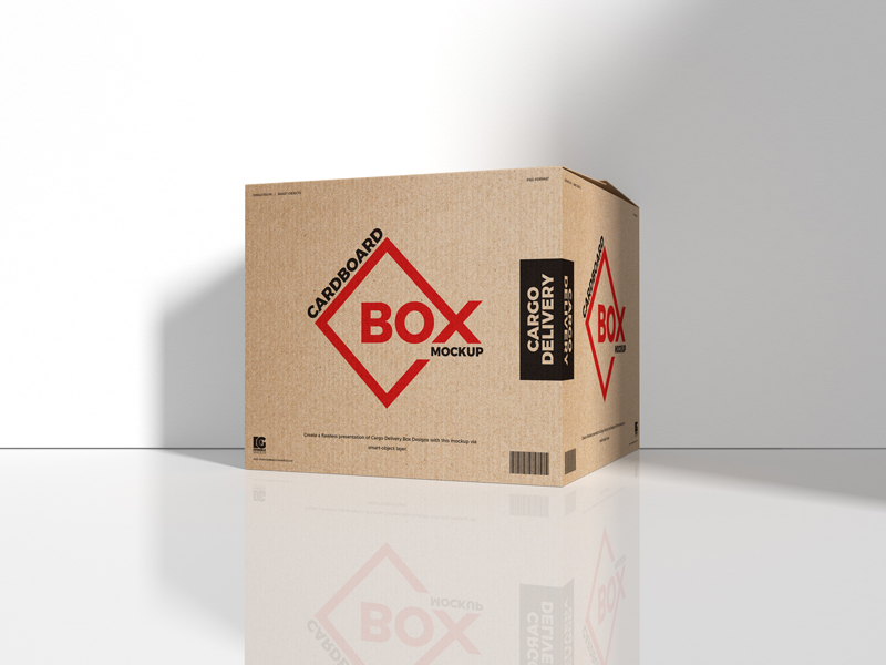 Free-Cargo-Delivery-Cardboard-Box-Mockup