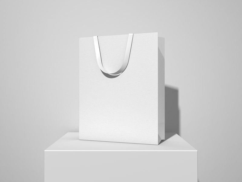 Free-Shopping-Bag-on-White-Podium-Mockup-600