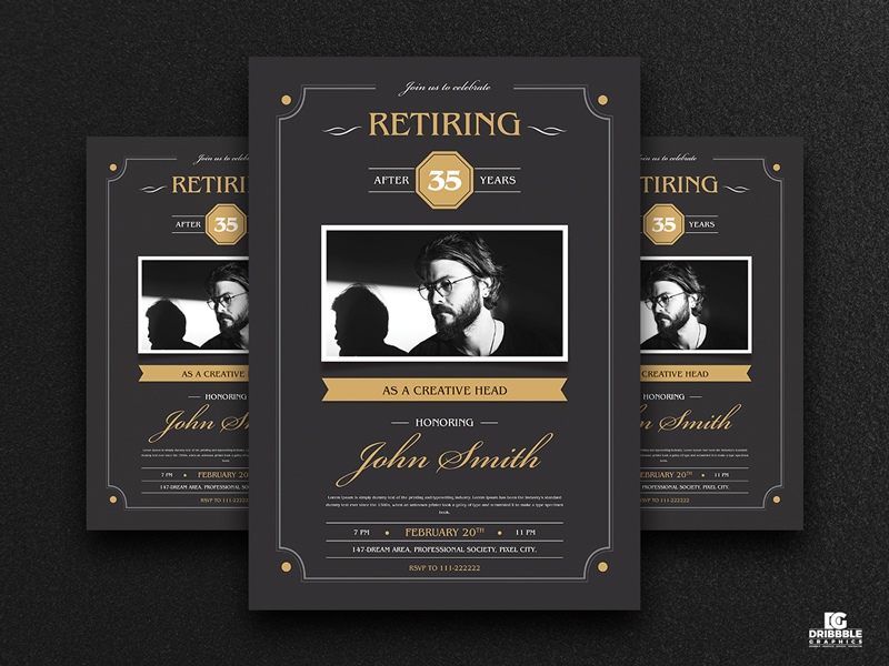 Free-Retirement-Invitation-Flyer-Template