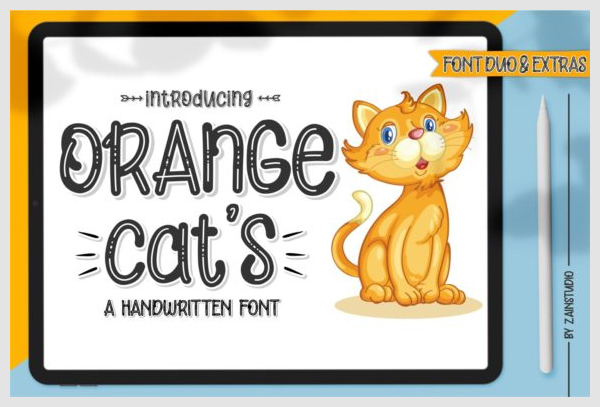 Orange-Cat's-Font-8