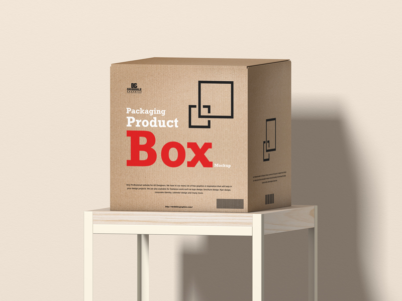 Download Free Packaging Product Box Mockup Dribbble Graphics Yellowimages Mockups