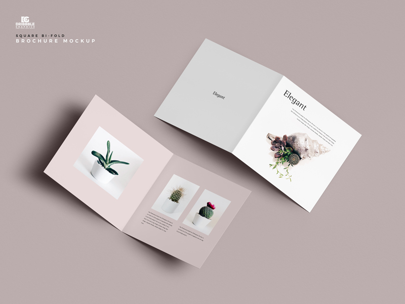 Free-Square-Bi-Fold-Brochure-Mockup