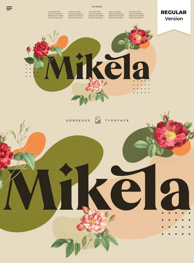 Mikela-Gorgeous-Typeface