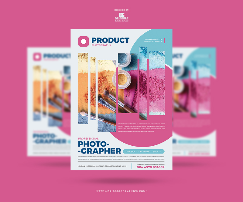 Free Product Photography Flyer Design Template Of Dribbble Graphics