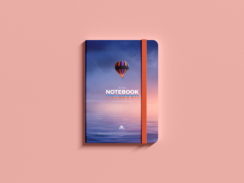 Free-Top-View-PSD-Notepad-Mockup