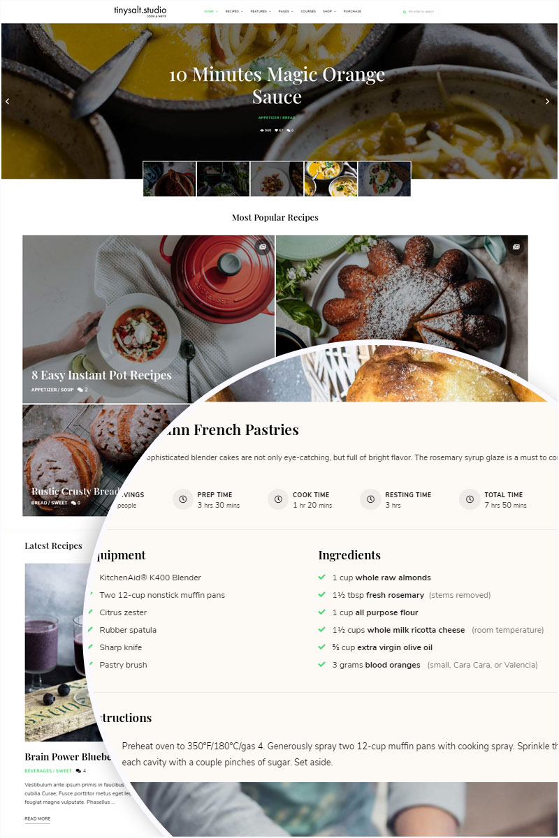 TinySalt-Modern-Personal-Food-Blog-WordPress-Theme-of-2020