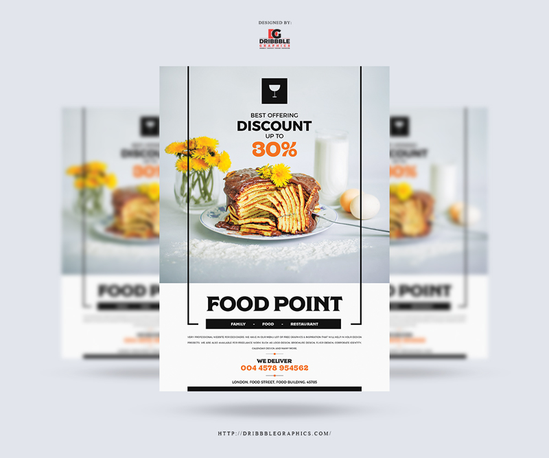 food poster design samples