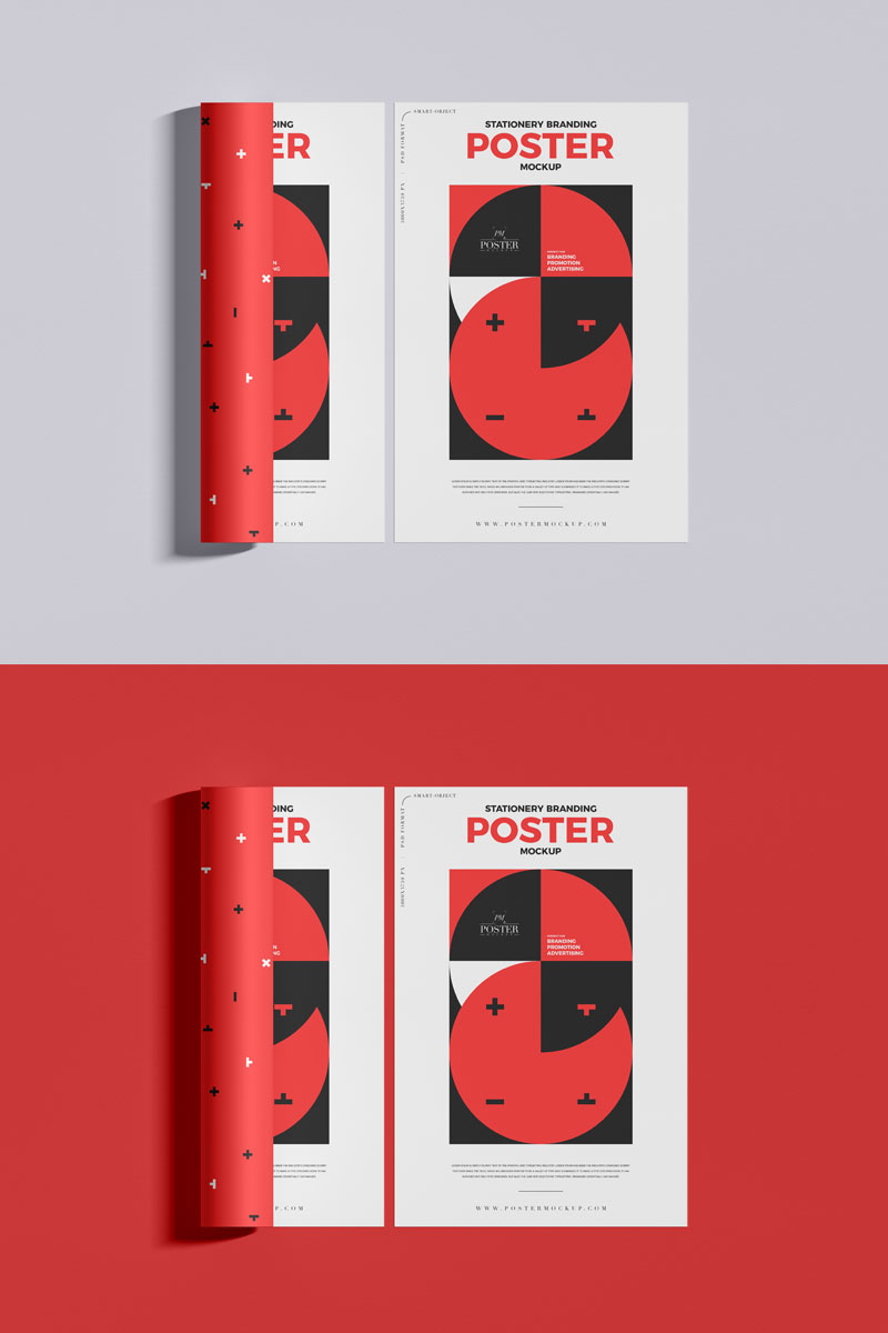 Free-Top-View-Fabulous-Branding-Poster-Mockup