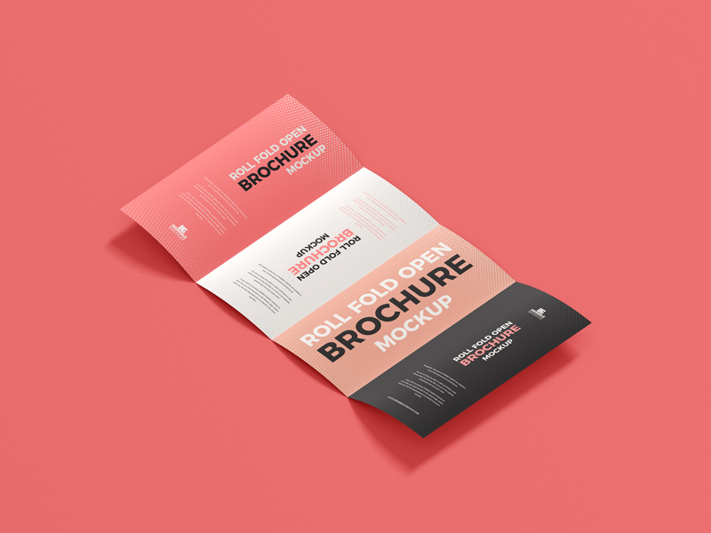 Free-Roll-Fold-Open-Brochure-Mockup