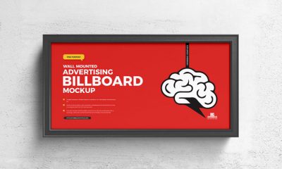 Free-Wall-Mounted-Advertising-Billboard-Mockup-300