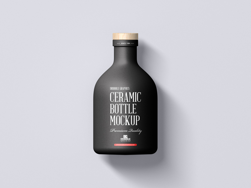 Free-Ceramic-Bottle-with-Wooden-Cap-Mockup-600