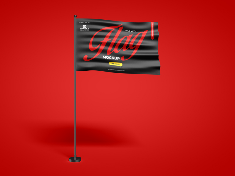 Free-Pole-With-Flag-Mockup-600