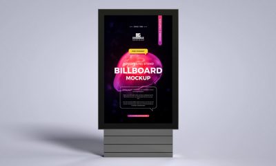 Free-Advertising-Stand-Billboard-Mockup-300