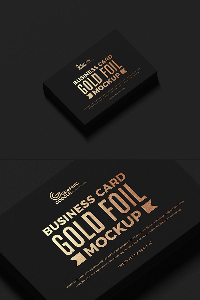 Free-Premium-Gold-Foil-Business-Card-Mockup