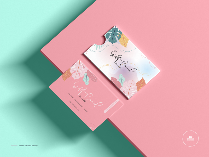 Gift Card Mockup Stock Photos and Pictures - 37,759 Images