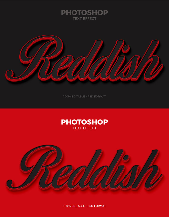 Free-Premium-Reddish-Photoshop-Text-Effect