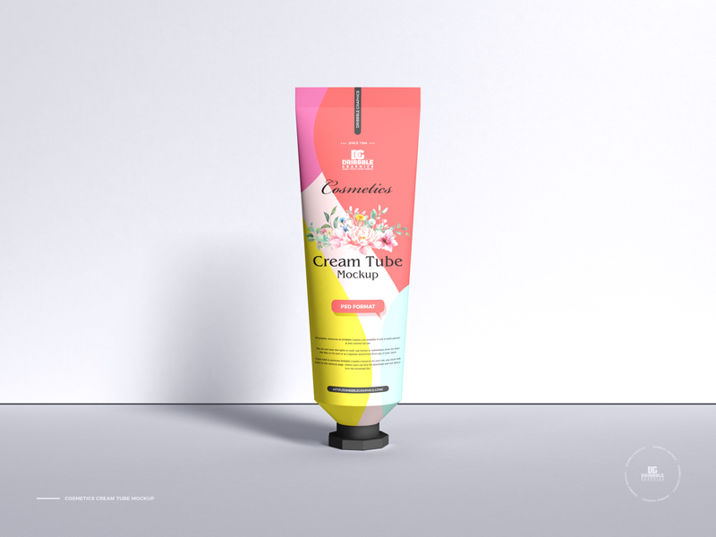 Free-Cosmetics-Cream-Tube-Mockup