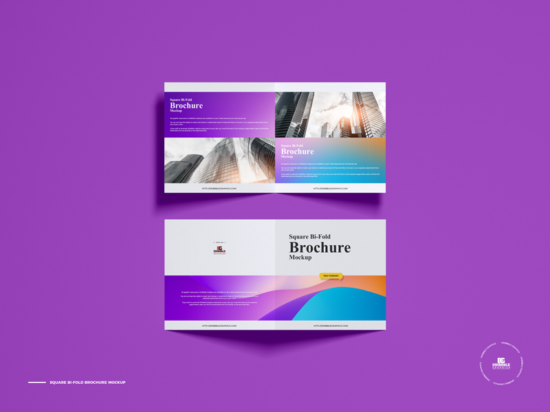 Free-PSD-Square-Bi-Fold-Brochure-Mockup-600