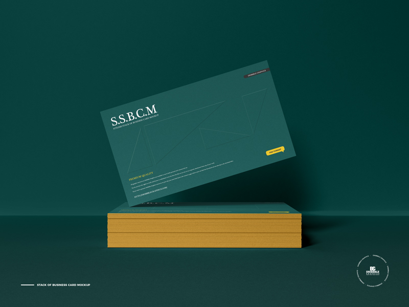 Free-Stylish-Stack-of-Business-Card-Mockup-600