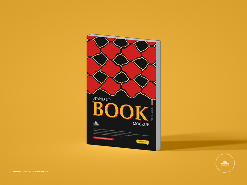 Free-A4-Stand-Up-Book-Mockup-600