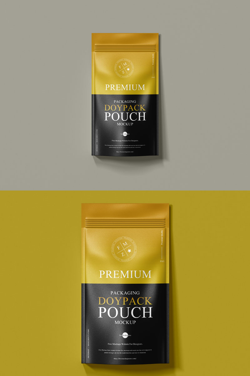 Free-Doy-Pack-Pouch-Mockup