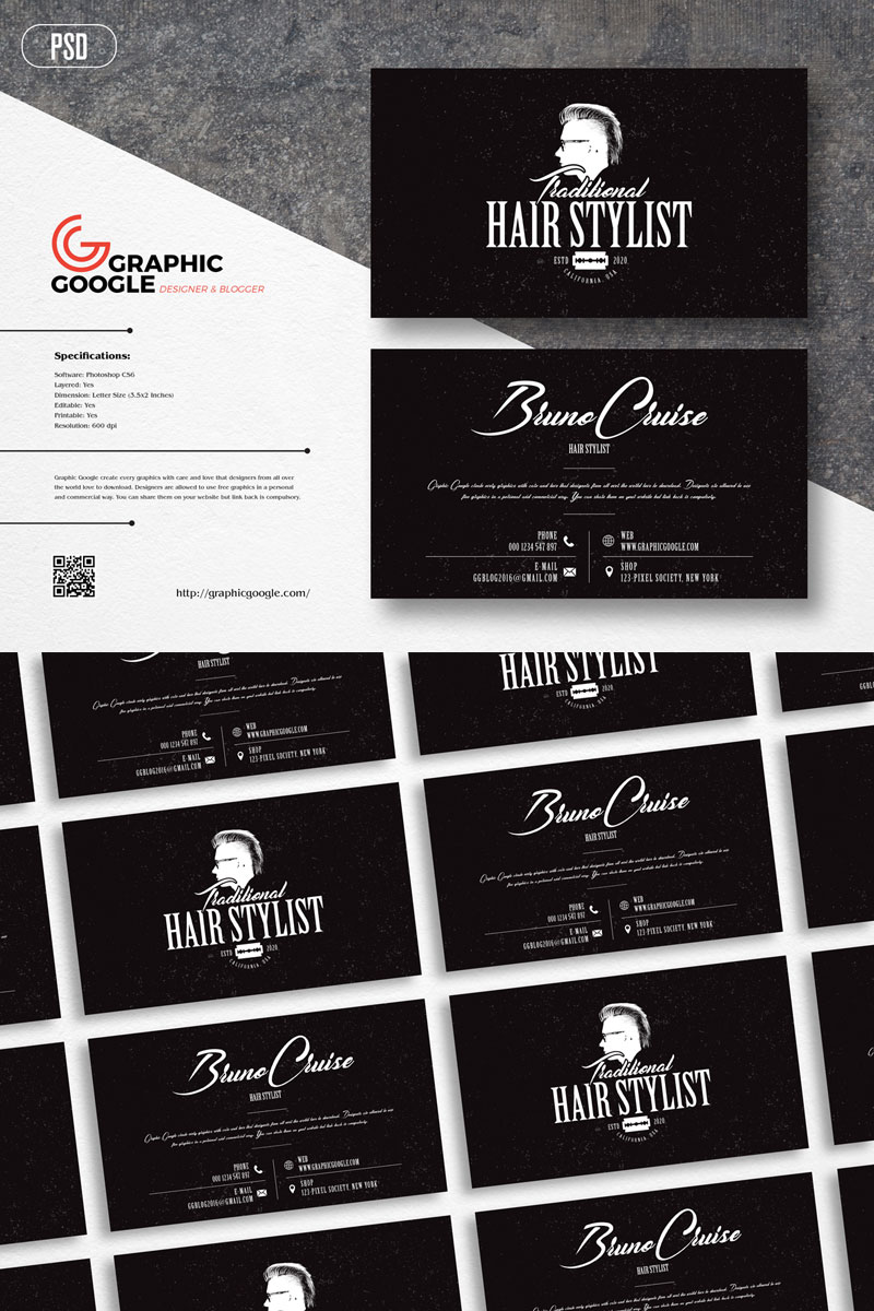 Free-Hair-Stylist-Business-Card-Template