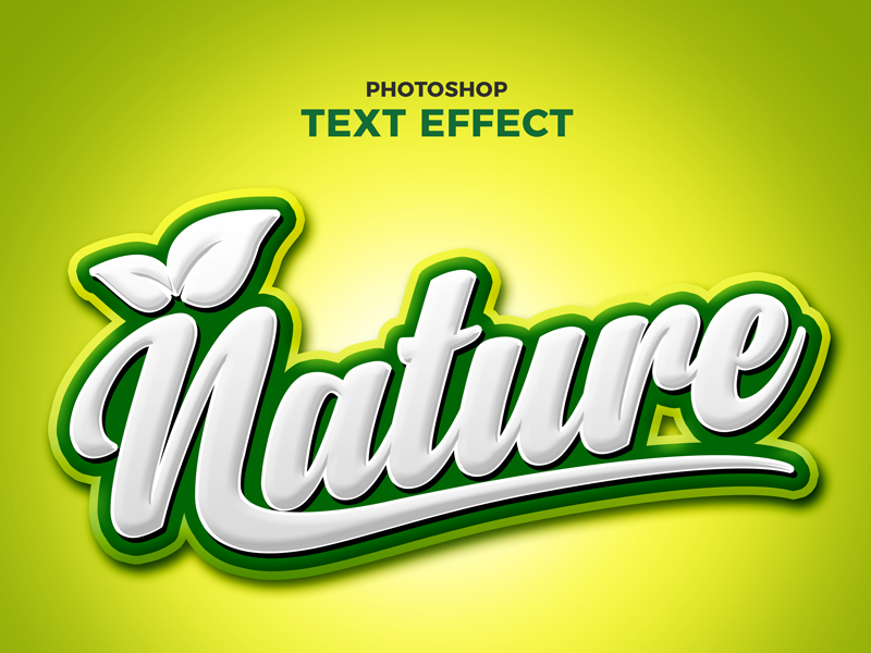 Free-Nature-3D-Photoshop-Text-Effect-600