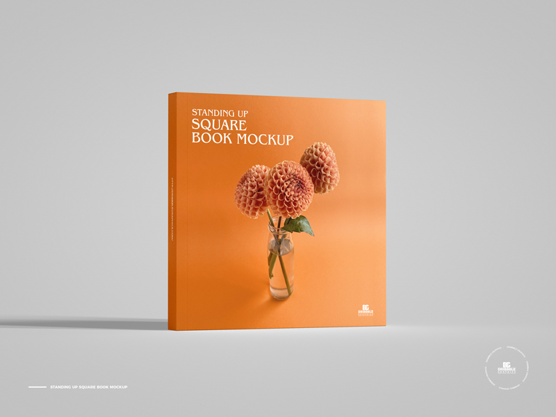 Free-Standing-Up-Square-Book-Mockup