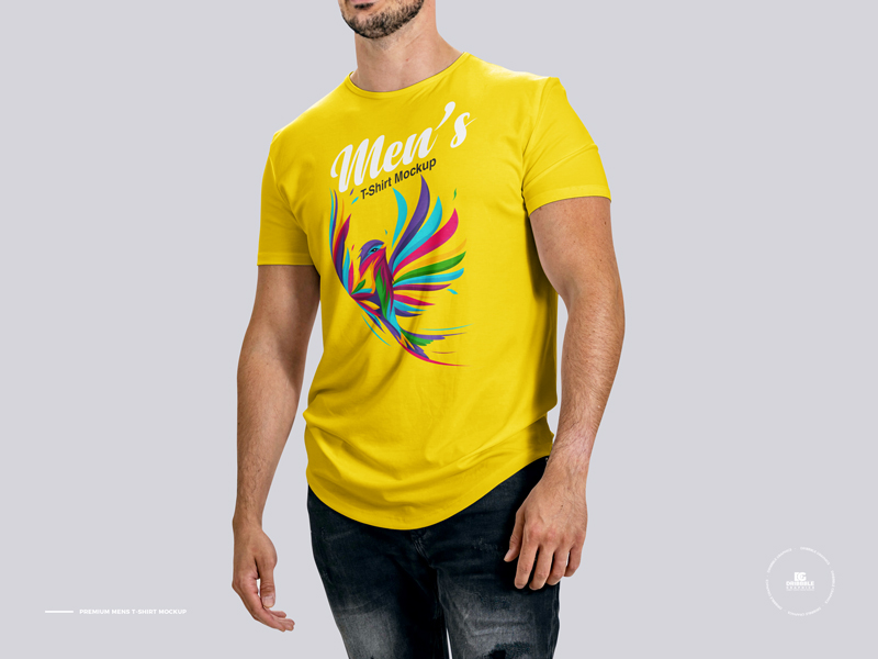 Free-Premium-Mens-T-Shirt-Mockup