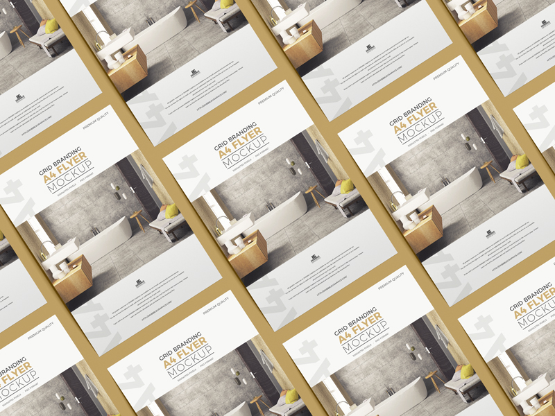 Free-Grid-Branding-A4-Flyer-Mockup-600