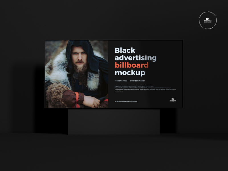 Free-Black-Advertising-Billboard-Mockup