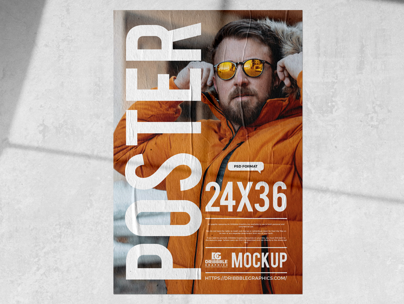 Free-Glued-Paper-24x36-Poster-Mockup-600