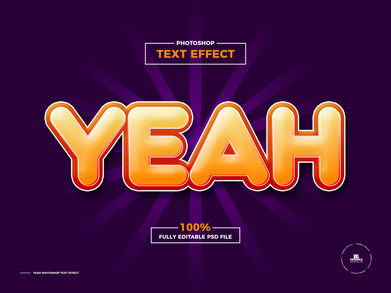 Free-Yeah-Photoshop-Text-Effect