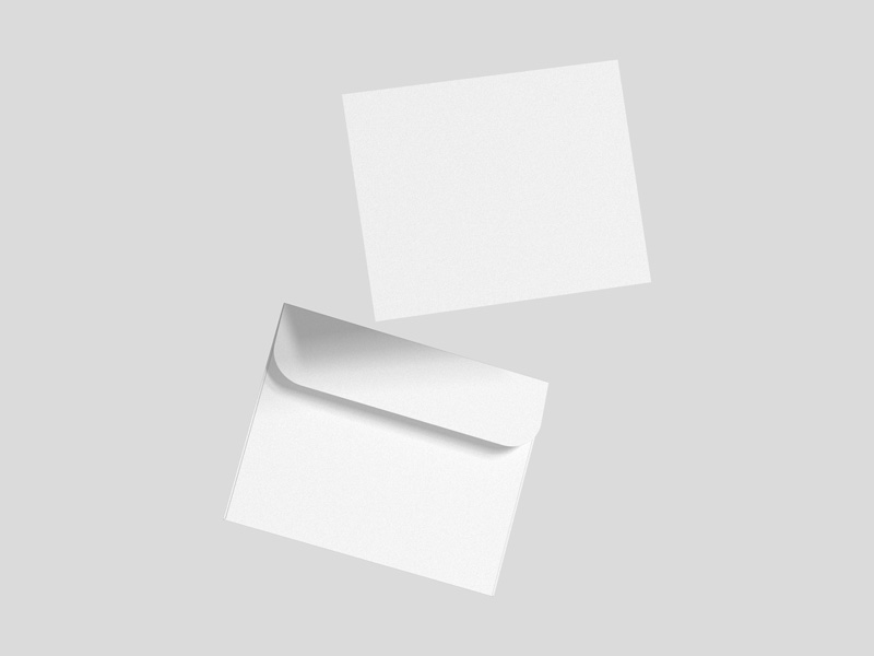 Free-Floating-Card-With-Envelope-Mockup-600