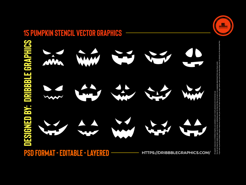 Free-15-Pumpkin-Stencil-Vector-Graphics-600