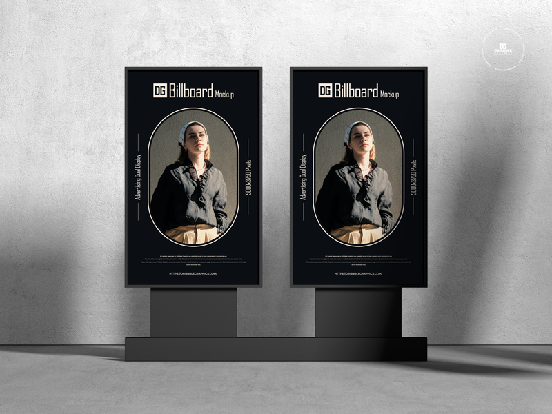 Free-Advertising-Dual-Display-Billboard-Mockup