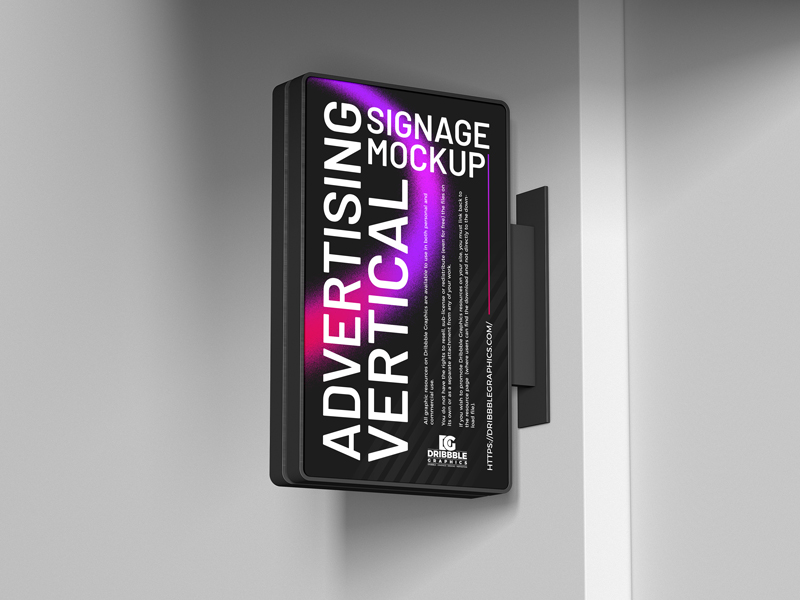 Free-Advertising-Vertical-Signage-Mockup